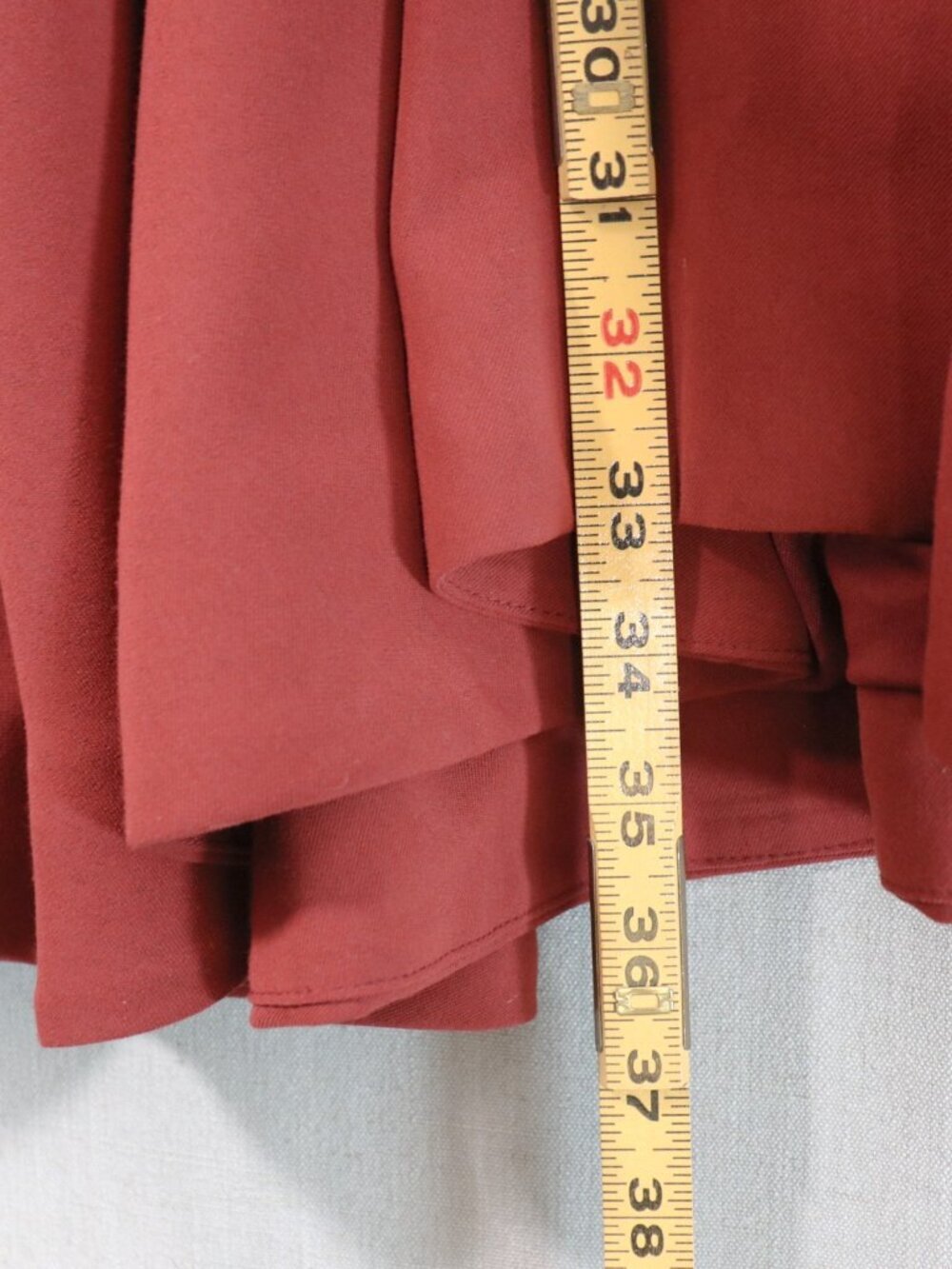 LuLu's Cross Your Heart Wine Red Skater Dress XL Burgundy Fit & Flare Mini - Picture 12 of 14